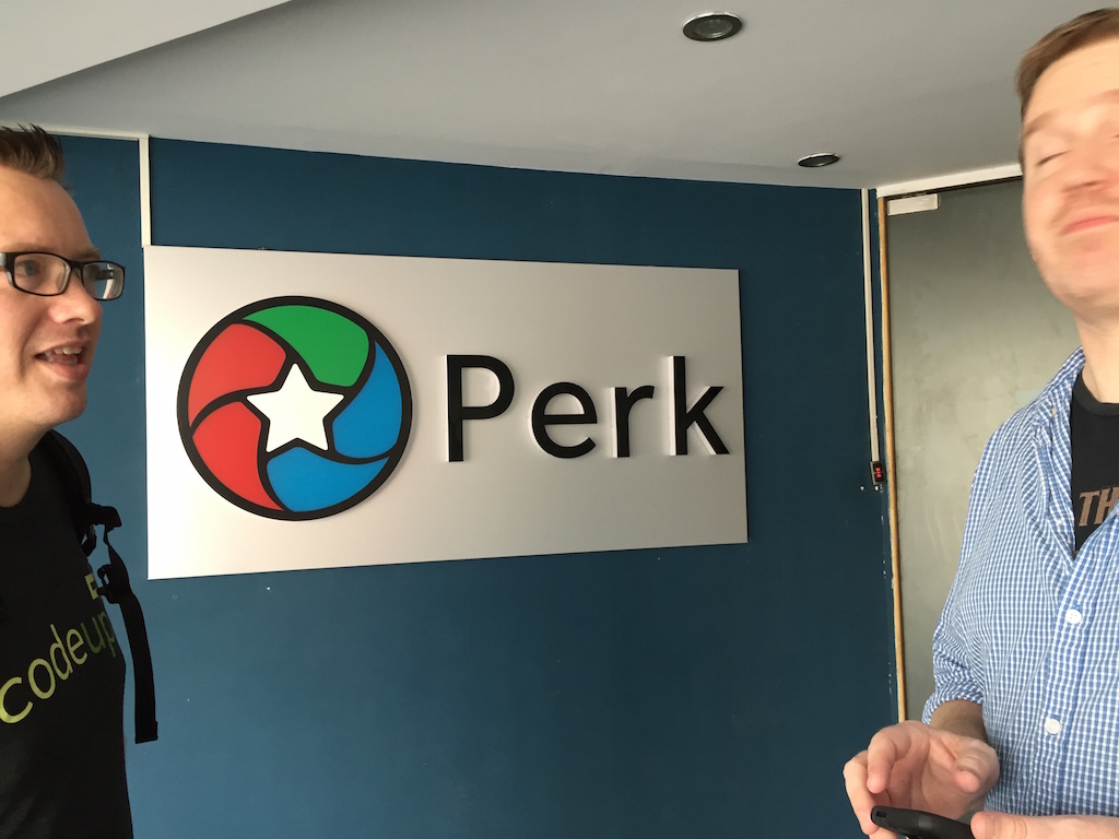 Inside the Perk.com offices