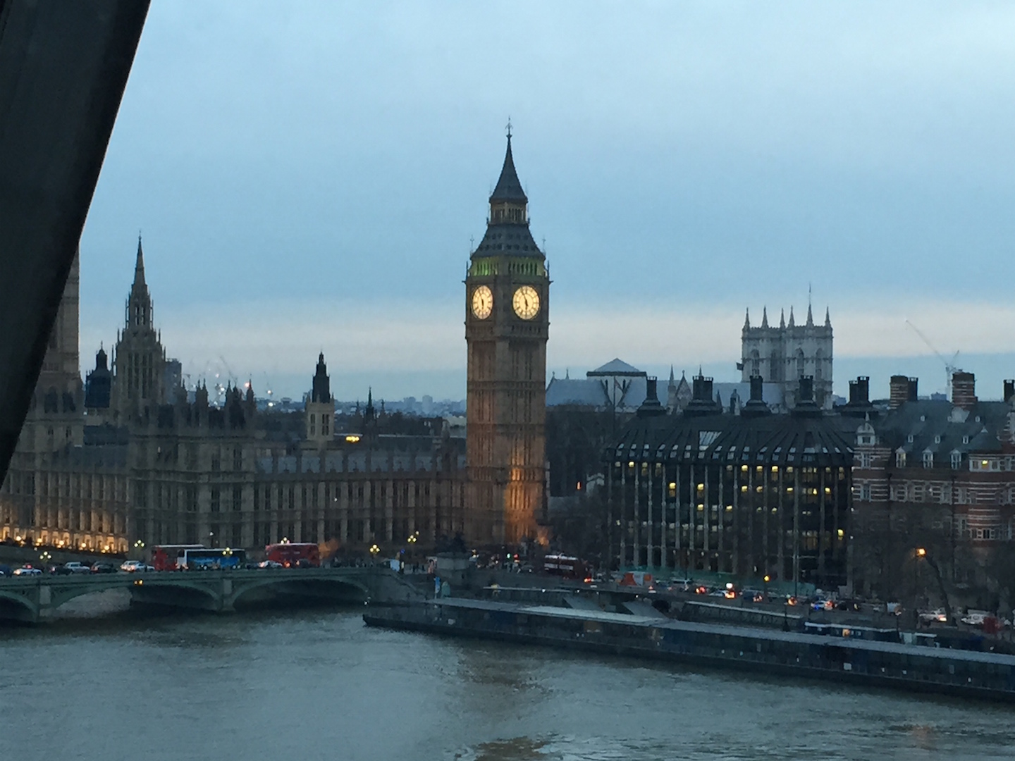 Caught a glimpse of Big Ben